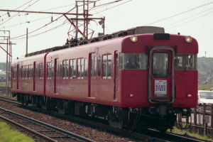 尾張旭検車場予定地横を駆け抜ける
