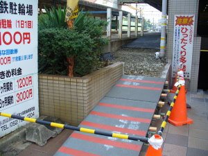仮設スロープ
