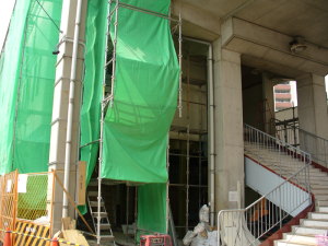 森下駅駅舎工事