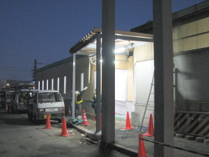 スロープ側の入口