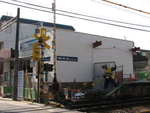 瓢箪山上り駅舎ホーム側