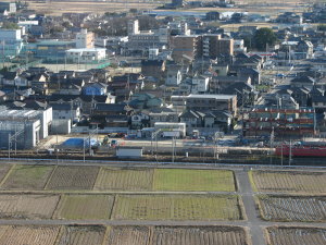スカイワードから中央部を見る