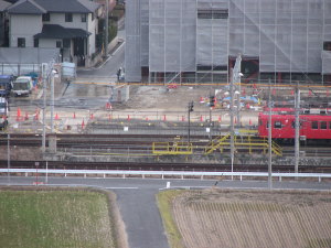 洗車線の様子