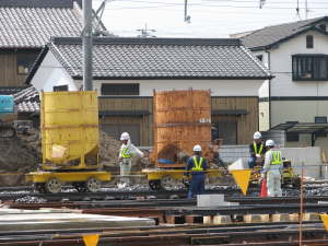線路敷設工事