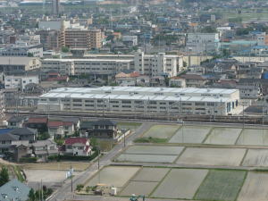 検車場東側