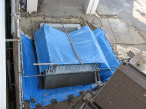 北口ロータリーの基礎