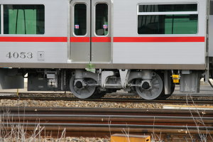 モ4053の台車付近