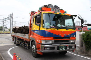 台車出発