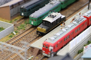 Nゲージの瀬戸電の車両