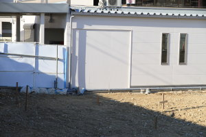 トイレ工事現場
