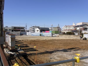 撤去された喜多山稲荷