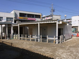 完成したトイレ