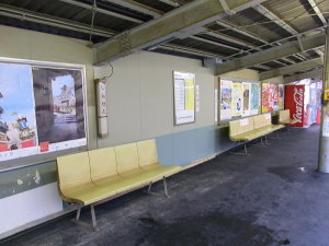 仮設トイレ跡
