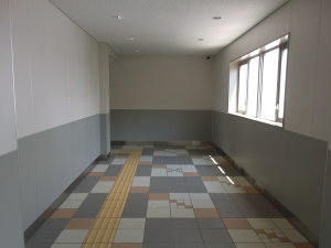 エレベーター通路部