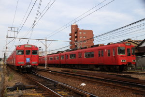 喜多山駅に留置されたA6