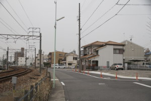 旧喜多山3号(イ)踏切付近