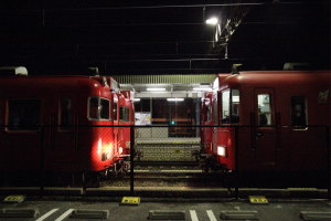 最後の尾張瀬戸駅停泊