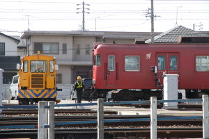 車両移動機を連結