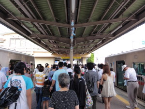 改札口の混雑