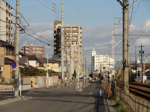 小幡1号踏切東側