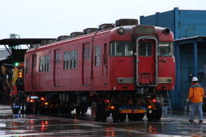 リサイクル工場に到着