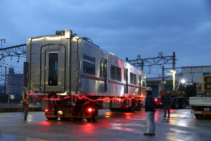 検車区に到着