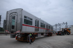 検車区到着