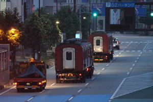 大曽根付近を行く