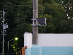 尼ヶ坂駅の危急知らせ灯