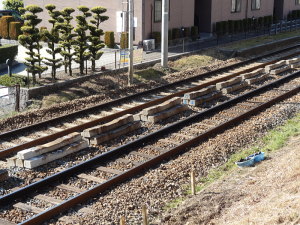 霞ヶ丘駅跡付近