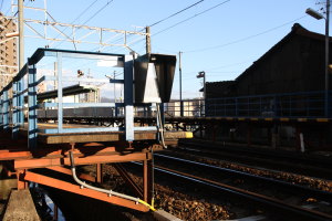 瀬戸市役所前駅の危急知らせ灯