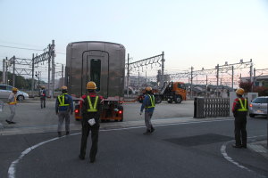 尾張旭検車区到着