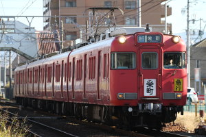 尾張瀬戸駅で入換中の6027F