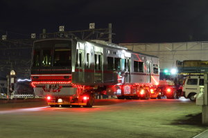 検車区到着
