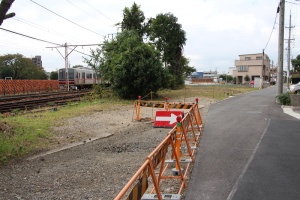 国道302号線踏切から喜多山方面を