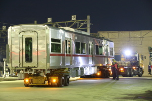 モ3356が無事に検車区に到着
