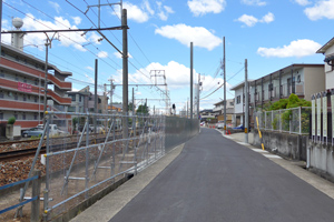 柵が完成