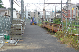 喜多山3号(ロ)踏切東側
