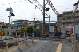 通路屋根撤去