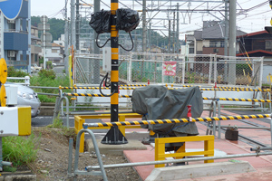 遮断機も設置