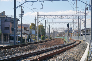 線路の撤去がほぼ完了