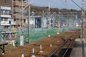 線路の撤去がほぼ完了