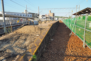 喜多山駅旧下り線ホーム