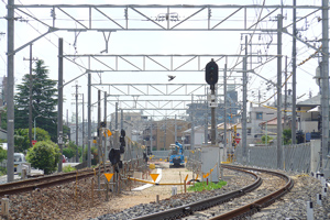 大森・金城学院前駅付近から