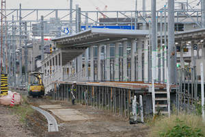 喜多山駅仮上り線用ホーム
