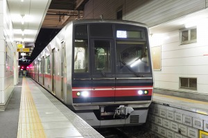 回送列車尾張旭駅到着