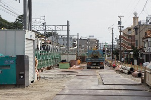 喜多山3ロ号踏切東側