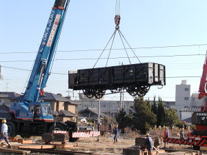 ホ4、5、6の解体作業の準備に