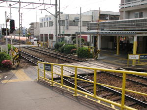 喜多山駅構内踏切
