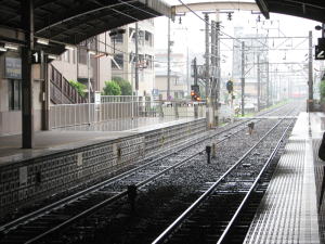 小幡駅ホーム尾張瀬戸方